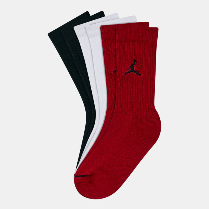 Kids' Jumpman Crew Socks (3 Pack) Kids' Jumpman Crew Socks (3 Pack) image number 0