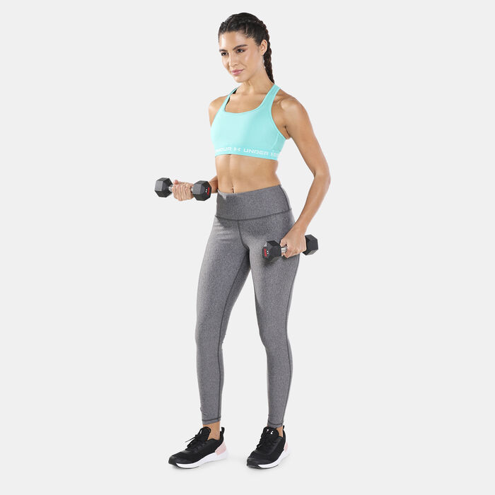 Women's Crossback Mid Heather Sports Bra Women's Crossback Mid Heather Sports Bra image number 2