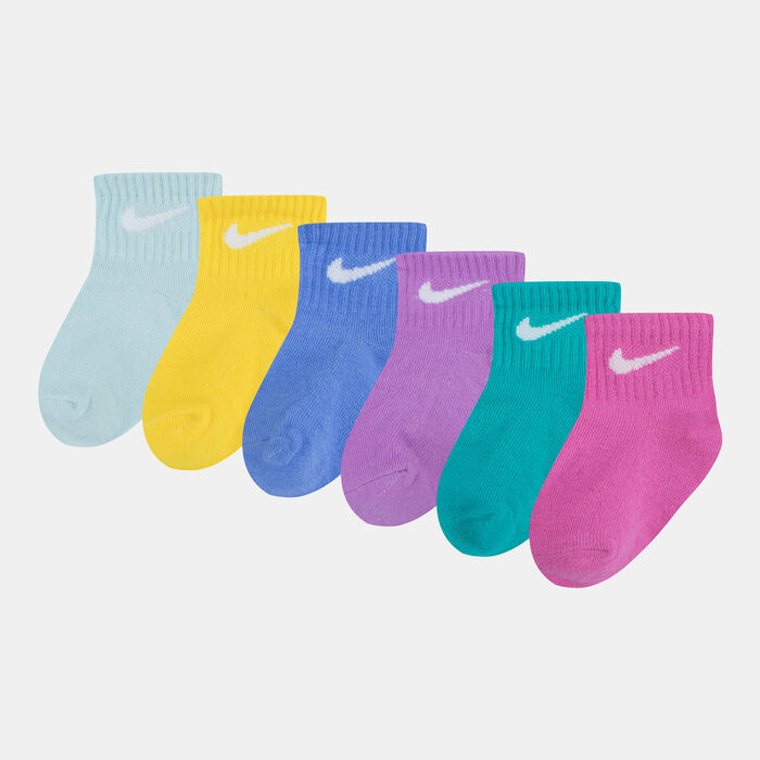 Kids' Swoosh Ankle Socks (6 Pairs) image number 0