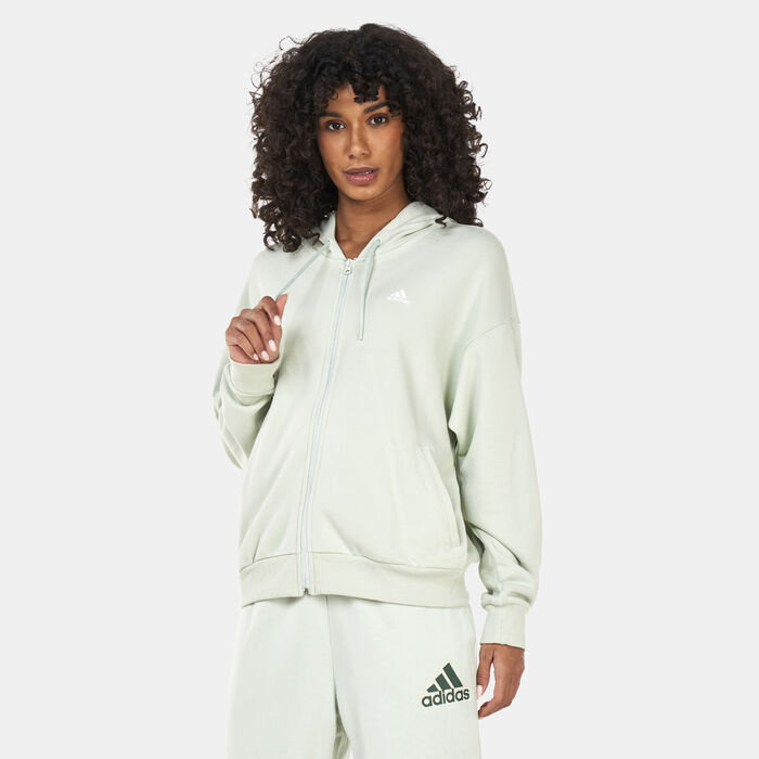 Women's Essentials Logo Full-Zip Hoodie Women's Essentials Logo Full-Zip Hoodie image number 0
