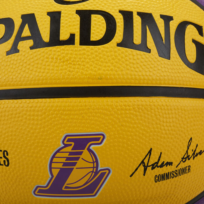 NBA Team LA Lakers Rubber Basketball image number 2