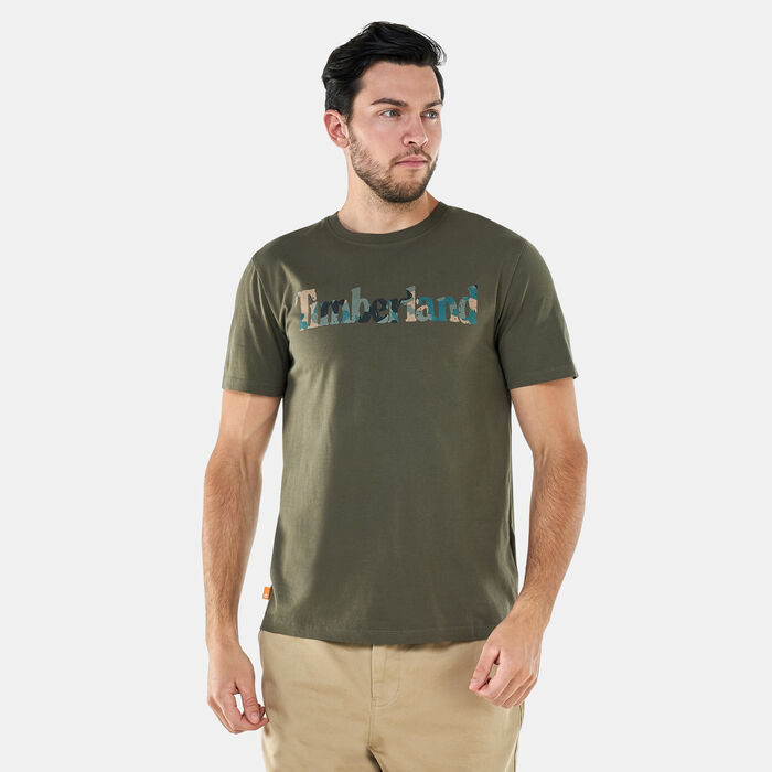 Men's Linear Logo Seasonal Camo T-Shirt Men's Linear Logo Seasonal Camo T-Shirt image number 0