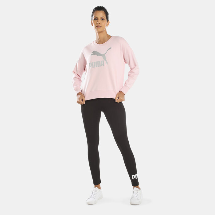 Women's Classics Metallic Logo Sweatshirt Women's Classics Metallic Logo Sweatshirt image number 2