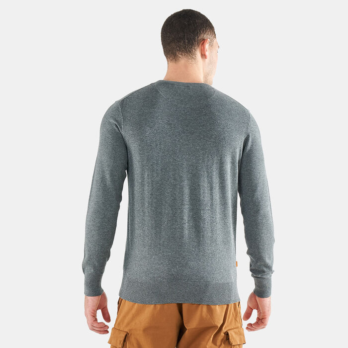 Men's V-Neck Williams River Cotton Sweatshirt Men's V-Neck Williams River Cotton Sweatshirt image number 1