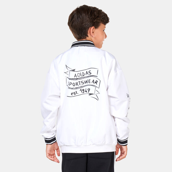 Kids’ Brand Love Woven Jacket Kids’ Brand Love Woven Jacket image number 1