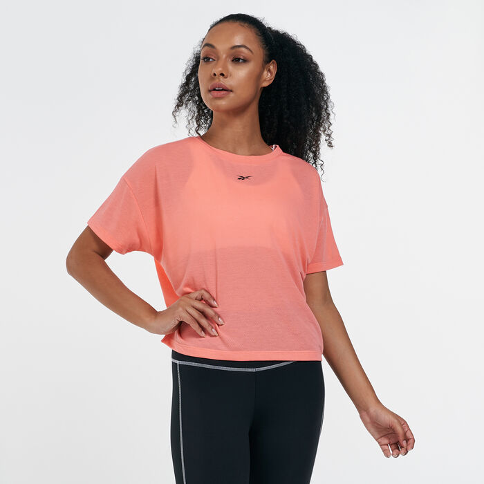 Women's Workout Ready Supremium T-Shirt Women's Workout Ready Supremium T-Shirt image number 0