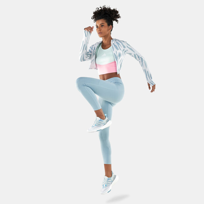Women's Icon Allover Print Long-Sleeve Running Jacket Women's Icon Allover Print Long-Sleeve Running Jacket image number 2