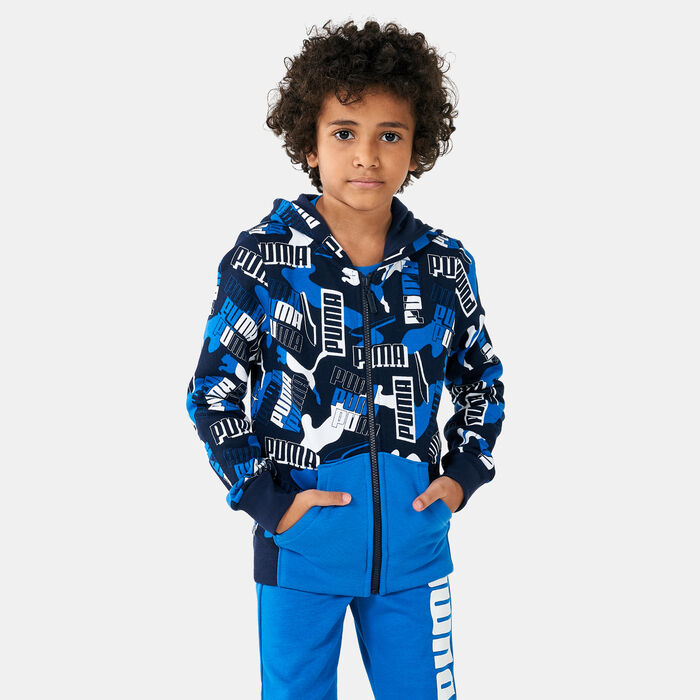 Kids' Alpha Allover Print Hoodie Kids' Alpha Allover Print Hoodie image number 0