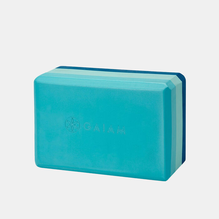 Tri-Color Yoga Block Tri-Color Yoga Block image number 0