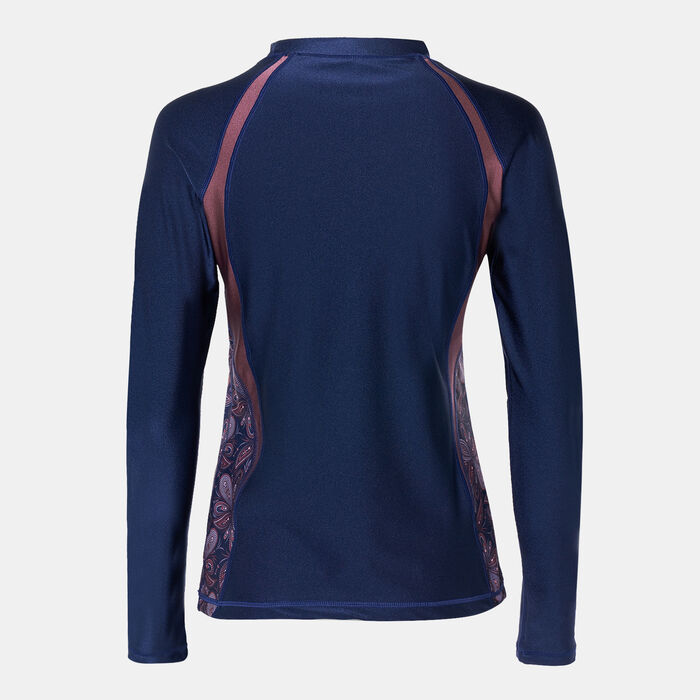 Women's Long Sleeve Swimming Rashguard Women's Long Sleeve Swimming Rashguard image number 1