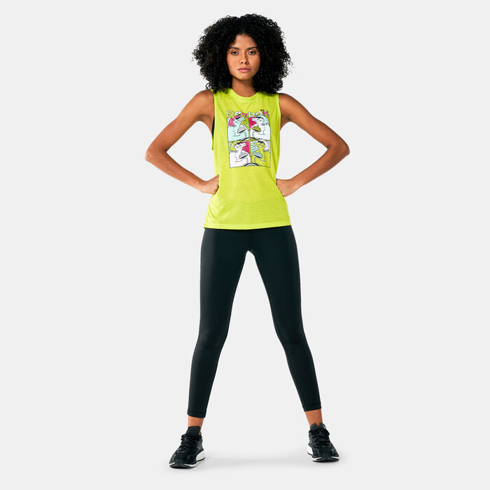 Women's Training Essentials Mu Quirky Graphic Tank Top Women's Training Essentials Mu Quirky Graphic Tank Top image number 2