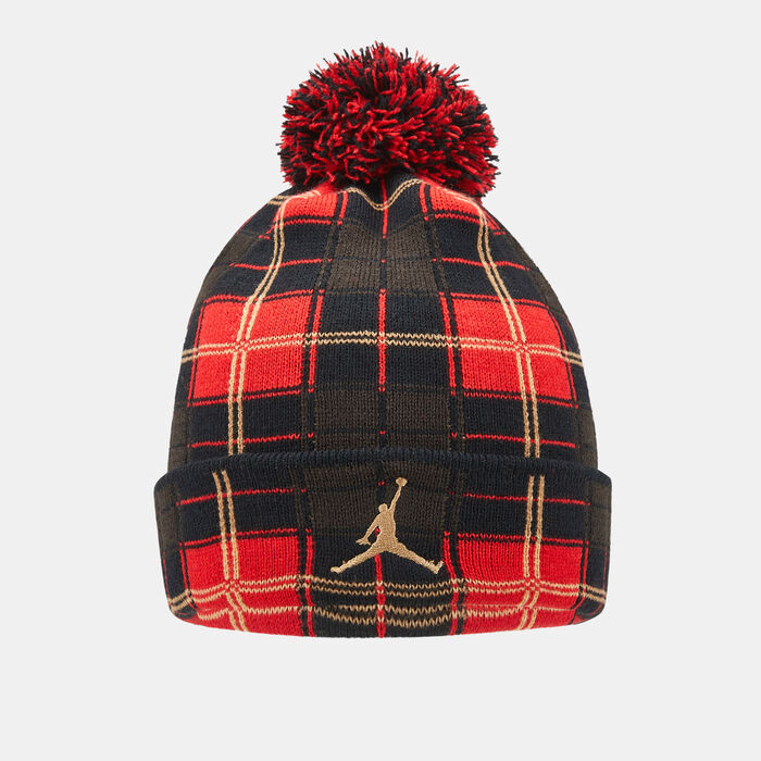 Kids' Plaid Pom Beanie Kids' Plaid Pom Beanie image number 0