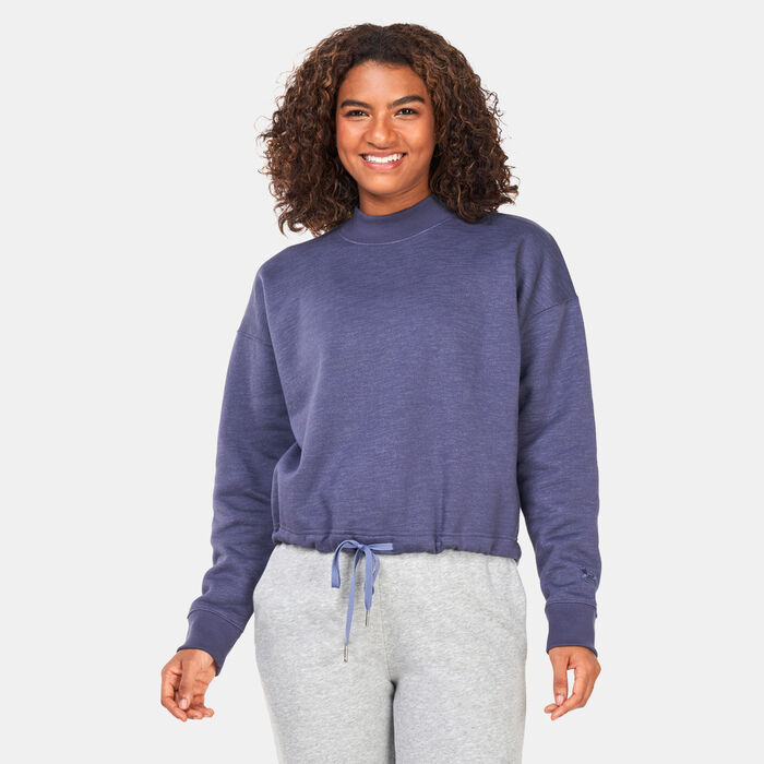 Women's Essential Script Crewneck Sweatshirt Women's Essential Script Crewneck Sweatshirt image number 0
