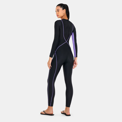 Women's Long Sleeves Swimming Legsuit Women's Long Sleeves Swimming Legsuit