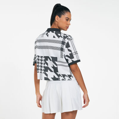 Women's Dri-FIT Checked Polo Shirt