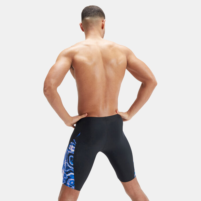 Men's Allover V-Cut Swimming Jammers image number 1