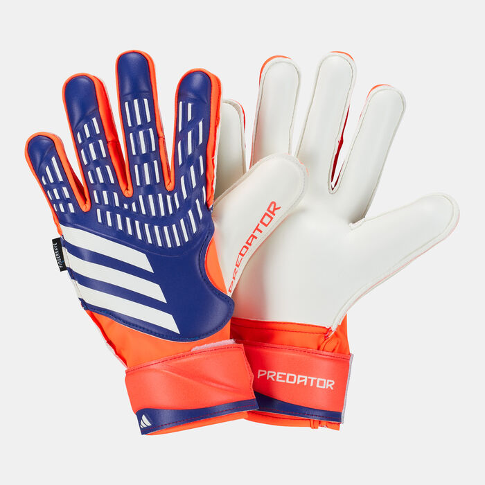 Kids' Predator Match Fingersave Football Goalkeeper Gloves Kids' Predator Match Fingersave Football Goalkeeper Gloves image number 0