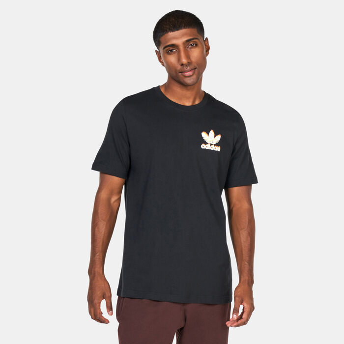 Men's Fire Trefoil T-Shirt Men's Fire Trefoil T-Shirt image number 0