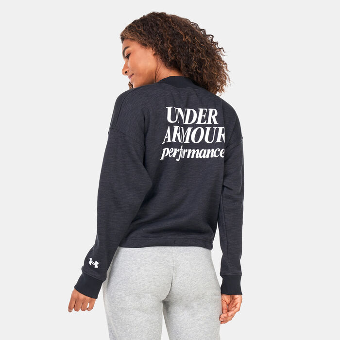 Women's Essential Script Crewneck Sweatshirt Women's Essential Script Crewneck Sweatshirt image number 1