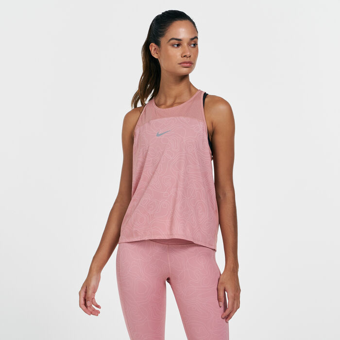 Women's Run Division Allover Print Tank Top Women's Run Division Allover Print Tank Top image number 0