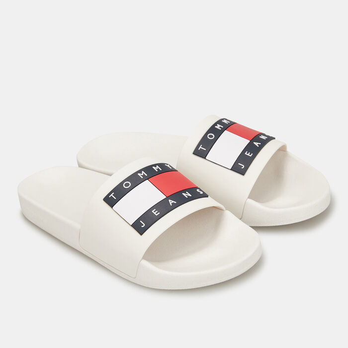 Women's Essential Embossed Pool Slides Women's Essential Embossed Pool Slides image number 0