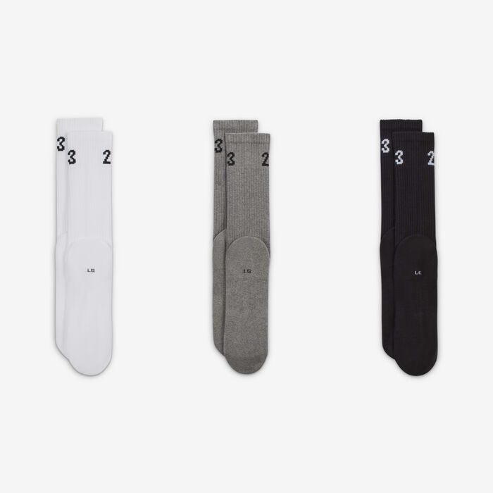 Essentials Crew Socks (3 Pairs) image number 2