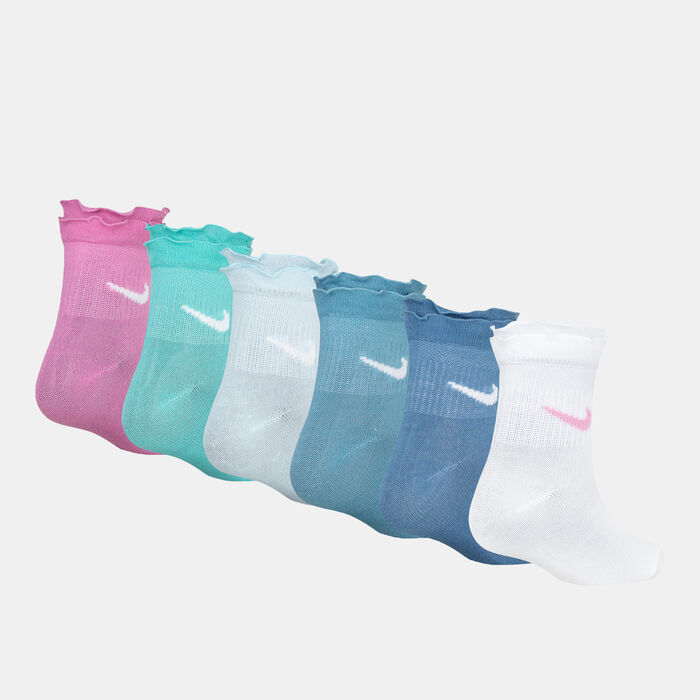 Kids' Ruffle Ankle Socks (6 Pairs) Kids' Ruffle Ankle Socks (6 Pairs) image number 0