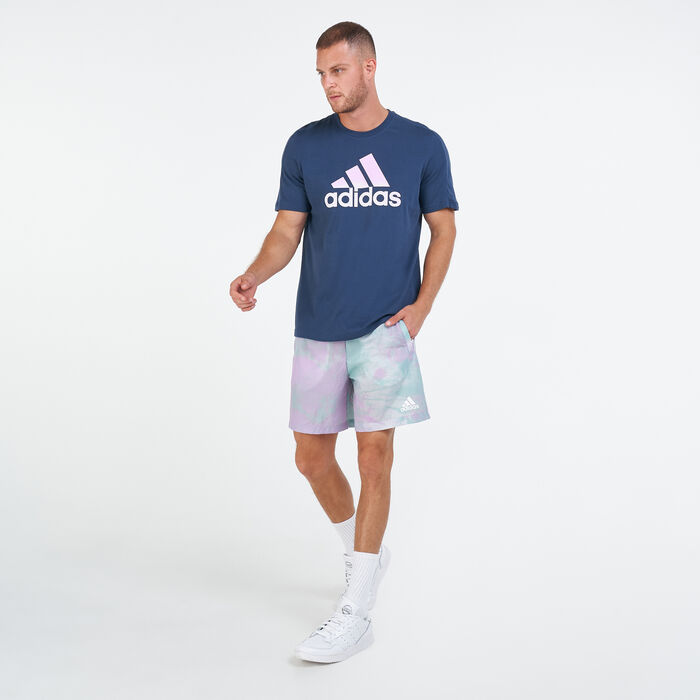 Men's Essentials Tie-Dyed Inspirational Shorts Men's Essentials Tie-Dyed Inspirational Shorts image number 2