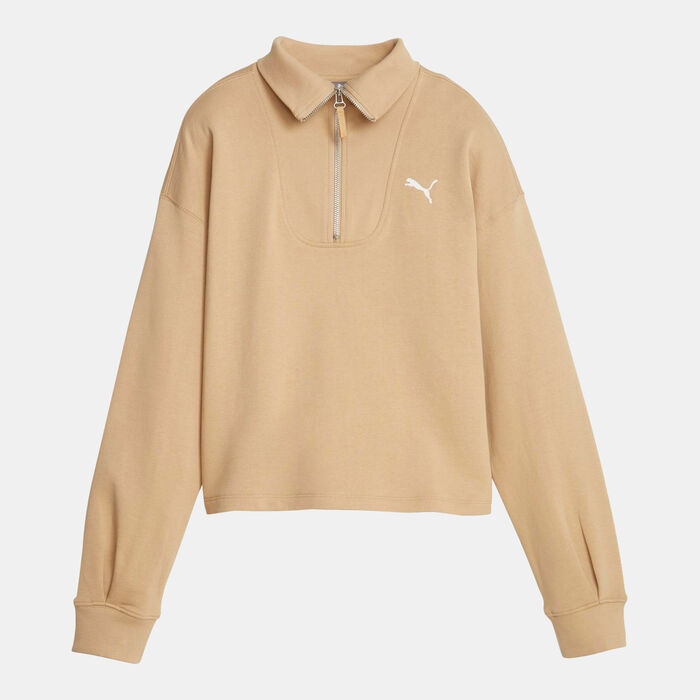 Women's HER High-Neck Half-Zip Sweatshirt Women's HER High-Neck Half-Zip Sweatshirt image number 0