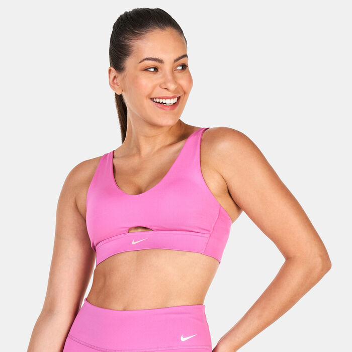 Women's Dri-FIT Indy Plunge Cutout Sports Bra Women's Dri-FIT Indy Plunge Cutout Sports Bra image number 0