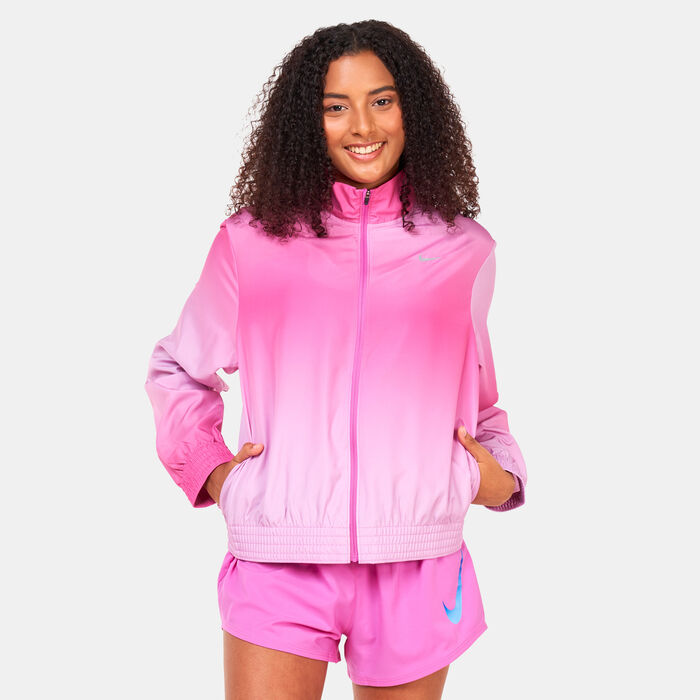 Women's Swoosh Run Print Jacket image number 0