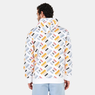 Men's Logo Repeat Allover Print Hoodie