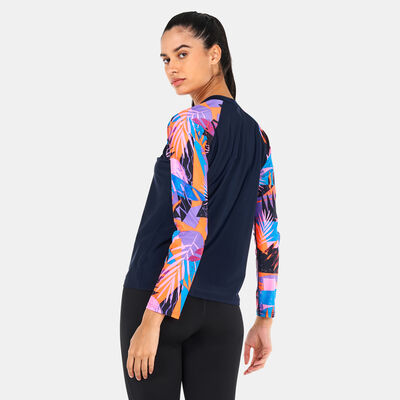Women's Printed Long Sleeve Rashguard