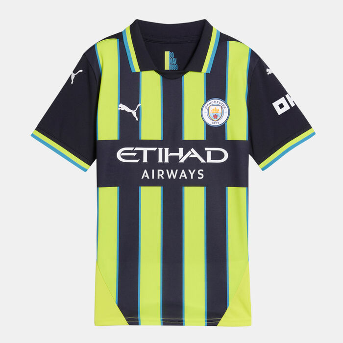Kids' Manchester City 24/25 Away Replica Football Jersey Kids' Manchester City 24/25 Away Replica Football Jersey image number 0