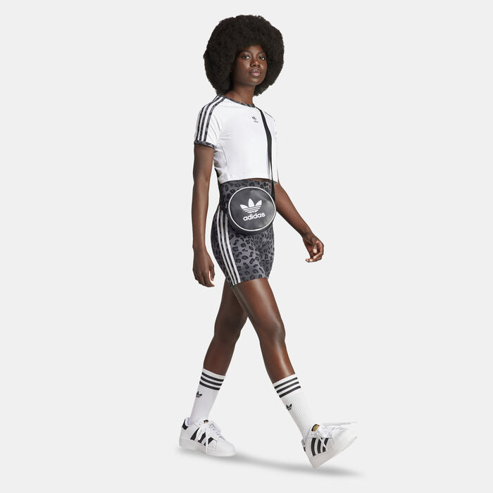 Women's Leopard Luxe Bike Shorts image number 2