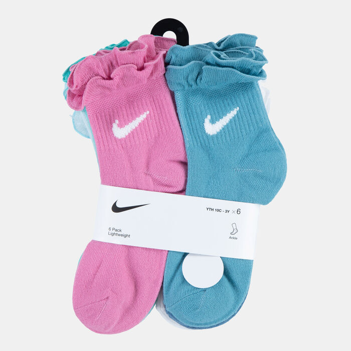 Kids' Ruffle Ankle Socks (6 Pairs) Kids' Ruffle Ankle Socks (6 Pairs) image number 2