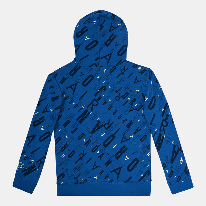 Kids' Essentials Hybrid French Terry Hoodie Kids' Essentials Hybrid French Terry Hoodie image number 1