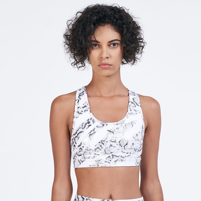 Women's 4Keeps Graphic Mid Impact Bra Women's 4Keeps Graphic Mid Impact Bra image number 0