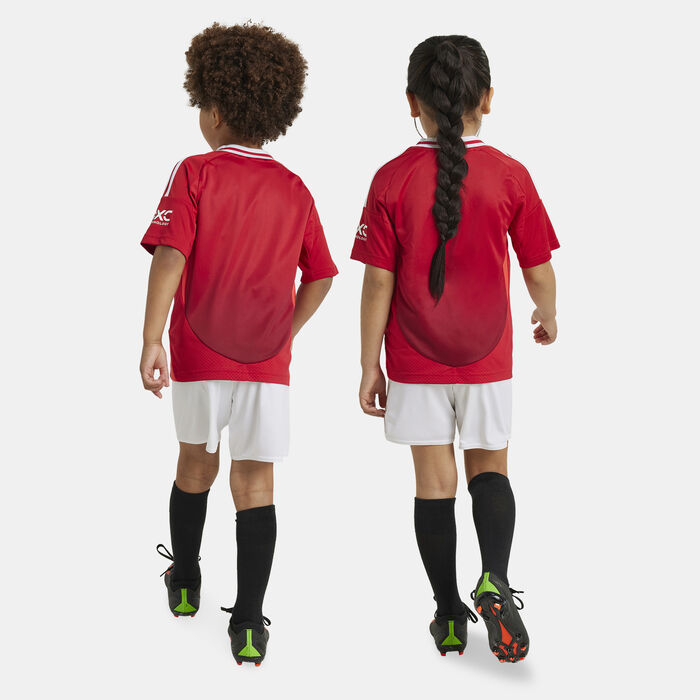 Kids' Manchester United 24/25 Home Replica Football Kit Kids' Manchester United 24/25 Home Replica Football Kit image number 1