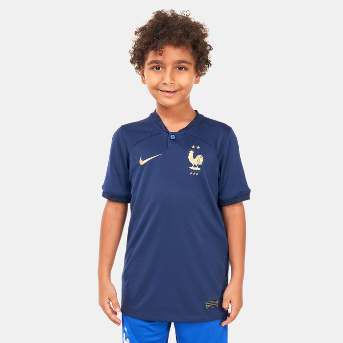 Kids' France Dri-FIT Stadium Home Jersey - 2022 Kids' France Dri-FIT Stadium Home Jersey - 2022 image number 0