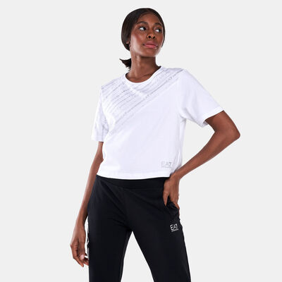 Women's Train Logo Series Crop T-Shirt