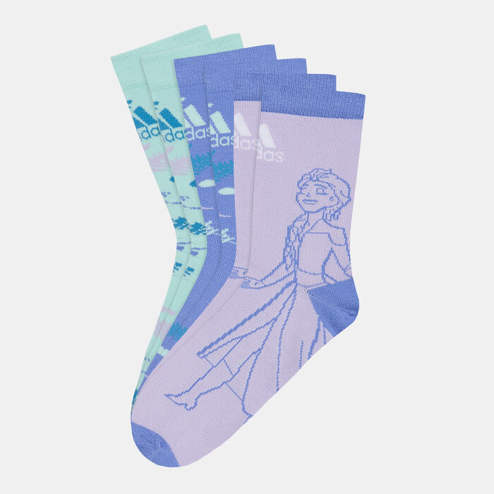 Kids' X Disney Frozen Crew Socks (3 Pack) image number 0