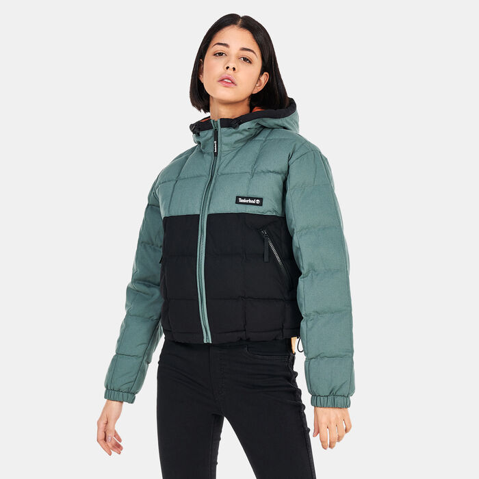 Women's Canvas Puffer Jacket Women's Canvas Puffer Jacket image number 0