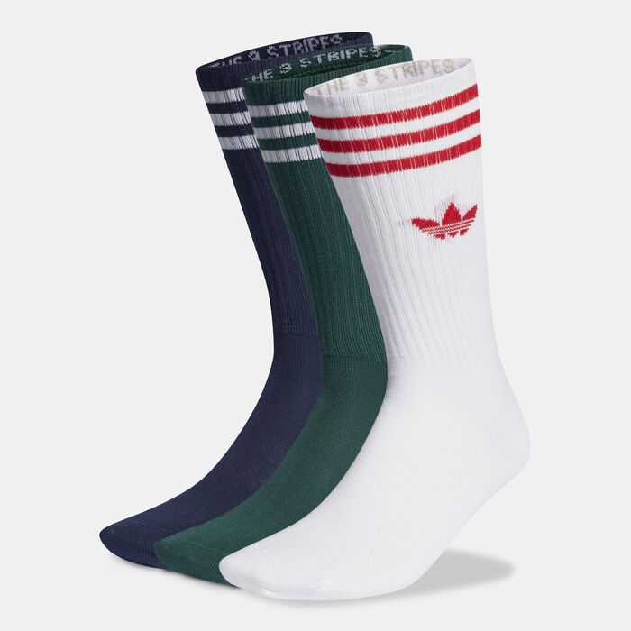 Men's Solid Crew Socks (3 Pairs) Men's Solid Crew Socks (3 Pairs) image number 0