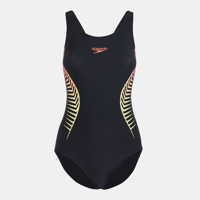 Women's Placement Muscleback One-Piece Swimsuit Women's Placement Muscleback One-Piece Swimsuit image number 0