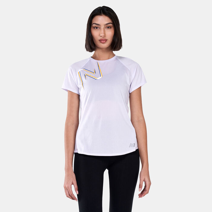 Women's Printed Impact Run T-Shirt image number 0