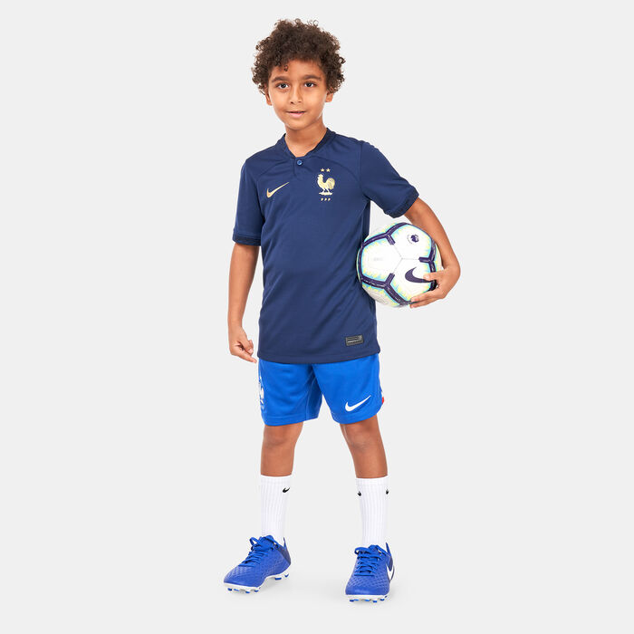 Kids' France Dri-FIT Stadium Home Jersey - 2022 image number 2