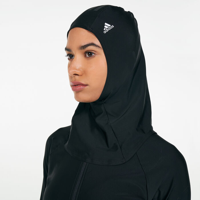 Women's 3-Stripes Swimming Hijab Women's 3-Stripes Swimming Hijab image number 0