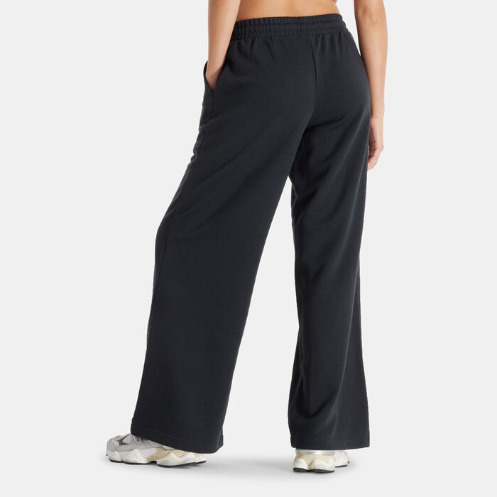Women's French Terry Wide Leg Pants Women's French Terry Wide Leg Pants image number 1