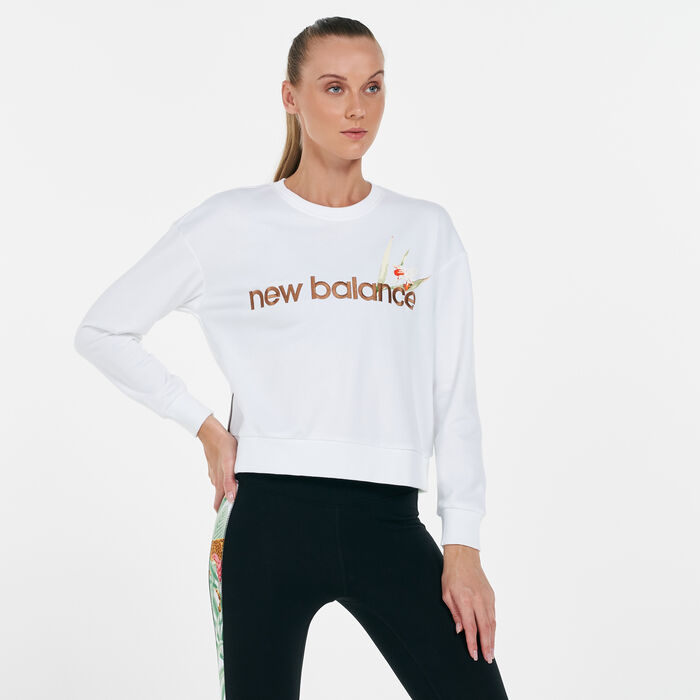 Women's Essentials Botanical Crew Sweatshirt Women's Essentials Botanical Crew Sweatshirt image number 0